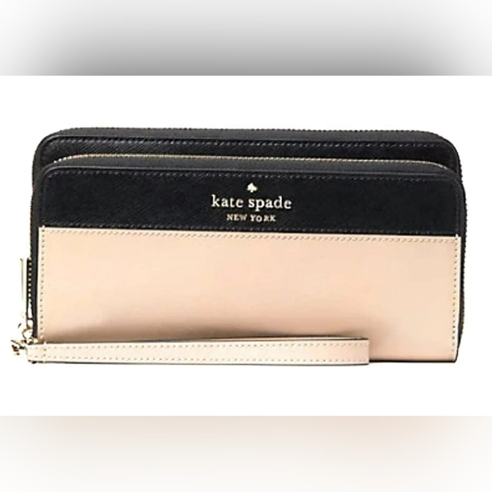 Kate Spade EUC+ Staci Colorblock Large Long Continental Wallet Wristlet